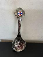 Verzilverde suiker of thee schep Ned Antillen 11 cm, Ophalen of Verzenden