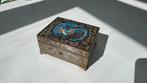 Antieke cloisonné sieraden-/bewaar kist, Antiek en Kunst, Ophalen