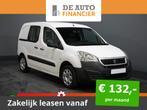 Peugeot Partner 1.6 VTi 100 Pk BENZINE/ 3 Pers. € 7.944,00, Auto's, Nieuw, Origineel Nederlands, Stof, Lease
