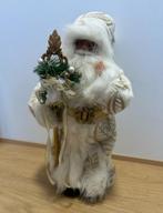 Kerstman Ornament - Wit & Goud, Ophalen of Verzenden, Zo goed als nieuw