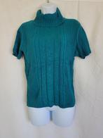 Leuke blauwe katoenen coltrui korte mouw mt L merk McGregor, Kleding | Dames, Truien en Vesten, Blauw, ., Maat 42/44 (L), Ophalen of Verzenden