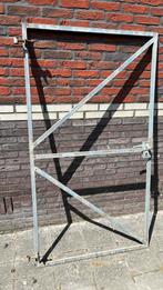 Stalen frame schutting deur 99x180cm, Ophalen, Gebruikt, Minder dan 3 meter