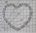 Snijmal  frame hart / hondepootjes, Hobby en Vrije tijd, Ophalen of Verzenden, Zo goed als nieuw, Overige thema's, Pons of Mal