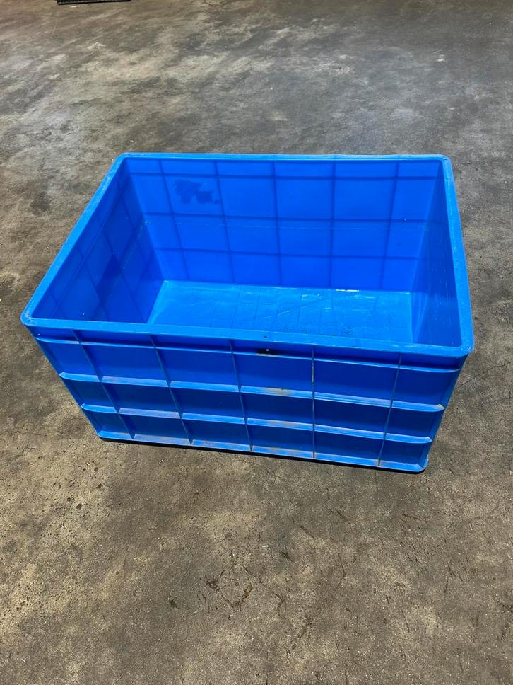 dichte kunststof kratten 85x62 cm plastic bakken 45 cm hoog, Doe-het-zelf en Verbouw, Kratten en Dozen, Gebruikt, Krat, 75 tot 100 cm