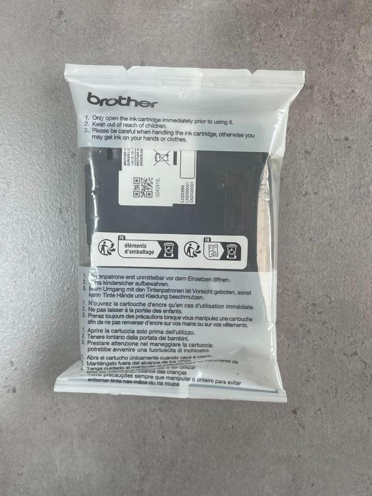Brother LC223BK – Zwarte Inktcartridge (nieuw), Computers en Software, Printerbenodigdheden, Nieuw, Ophalen of Verzenden