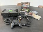 Xbox met spellen, Spelcomputers en Games, Spelcomputers | Xbox Original, Ophalen of Verzenden, Gebruikt, Met 1 controller, Met games