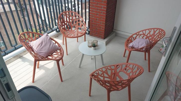 Tuinset, als nieuw, stijlvol, voor balkon of tuin, Tuin en Terras, Tuinsets en Loungesets, Zo goed als nieuw, Tuinset, Overige materialen