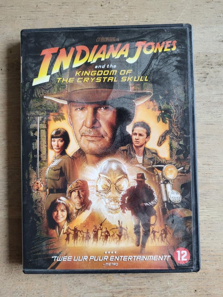 DVD Indiana Jones and the Kingdom of the crystal skull, Vanaf 12 jaar, Ophalen of Verzenden, Gebruikt, Actie en Avontuur