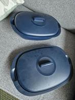 Tupperware Set: 400ml & 1.7 Liter, Ophalen of Verzenden, Gebruikt, Blauw, Bak of Kom