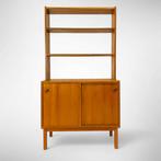 Vintage boekenkast uit Zweden, Huis en Inrichting, Kasten | Boekenkasten, Teakhout, ?, 150 tot 200 cm, 25 tot 50 cm