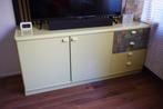 Houten Vintage (TV) Dressoir gelakt, Ophalen, Gebruikt, 100 tot 150 cm, 25 tot 50 cm