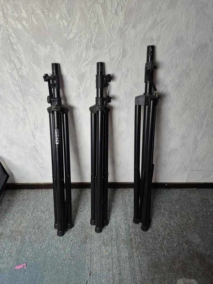 Speaker Set met Stands, Muziek en Instrumenten, Versterkers | Keyboard, Monitor en PA, Gebruikt, P.A., Minder dan 500 watt, Ophalen