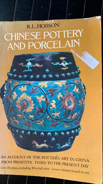 Chinese pottery and porcelain - R.L.Hobson. beschikbaar voor biedingen
