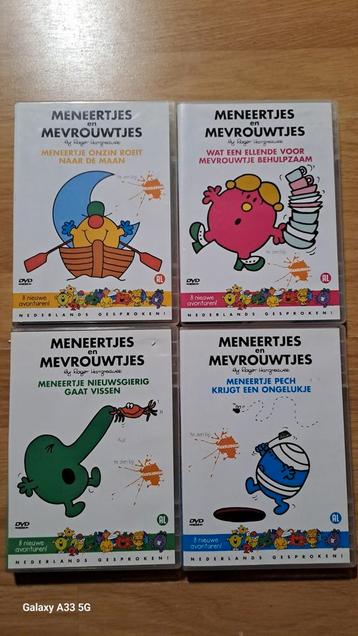 Meneertjes en Mevrouwtjes 4 dvd's (Mr Men Little Miss)  beschikbaar voor biedingen