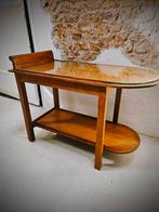 Vintage bijzettafel, drankentafel, trolley, Huis en Inrichting, Tafels | Sidetables, Ophalen, Gebruikt, 50 tot 100 cm, 25 tot 50 cm