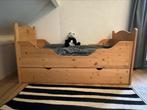 Peuterbed hout, Kinderen en Baby's, Kinderkamer | Bedden, Ophalen, Zo goed als nieuw, 140 tot 160 cm, 70 tot 85 cm