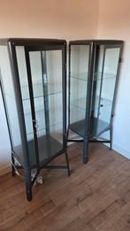 2x Fabrikor Vitrinekast van IKEA, Huis en Inrichting, Ophalen, Minder dan 50 cm, Glas, 25 tot 50 cm