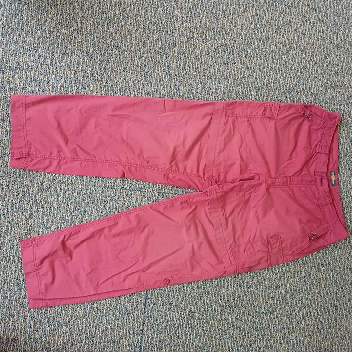 Life Line Rode Afritsbroek - Maat 42, Kleding | Dames, Broeken en Pantalons, Gedragen, Maat 42/44 (L), Rood, Lang, Ophalen of Verzenden