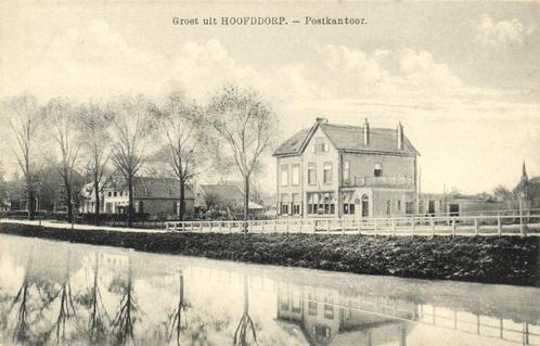 Groet uit Hoofddorp. - Postkantoor. - ongelopen, Verzamelen, Ansichtkaarten | Nederland, Ongelopen, Utrecht, 1920 tot 1940, Verzenden