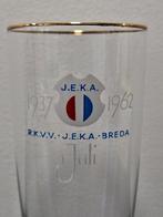 bierglas Jeka Breda Molengracht 25 jaar bestaan 1937 - 1962, Ophalen, Zo goed als nieuw, Bierglas