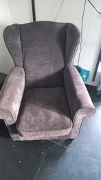 Antraciet stoel fauteuil, Ophalen of Verzenden, Zo goed als nieuw, 50 tot 75 cm