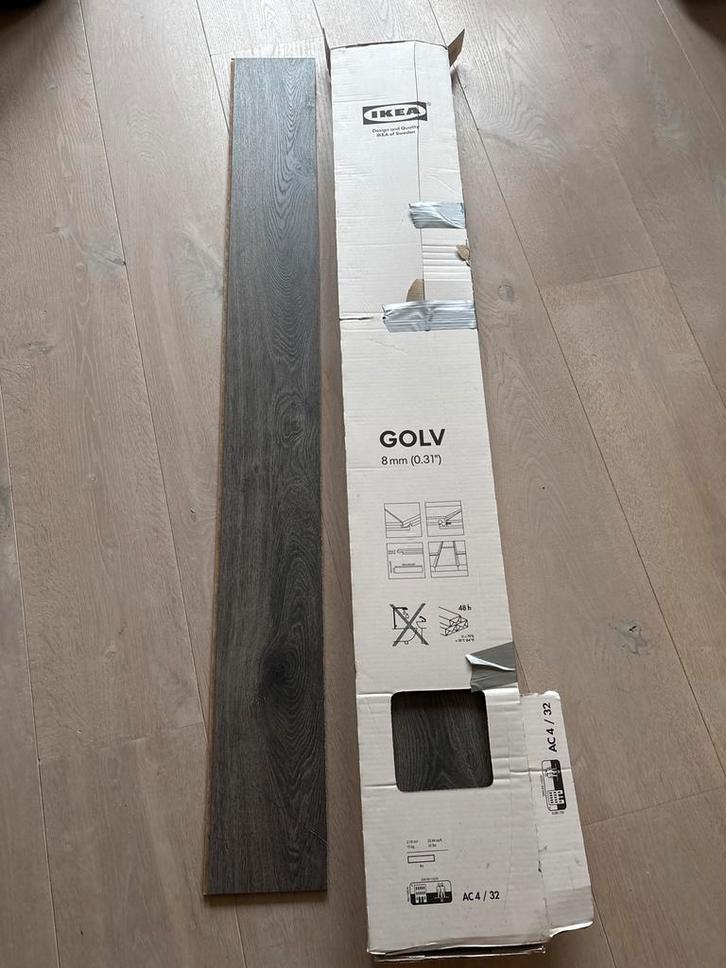 Ikea Golv Laminaat Vloerdelen, Doe-het-zelf en Verbouw, Vloerdelen en Plavuizen, Nieuw, Laminaat, Kunststof, 150 cm of meer, 10 tot 30 cm