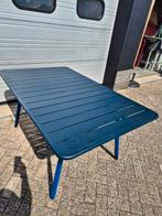 Demo deep blue fermob Luxembourg tafel 165x100 weekje buiten, Ophalen, Zo goed als nieuw, Rechthoekig