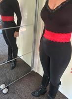 Nieuwe rode ceintuur riem knoopceintuur, Kleding | Dames, Riemen en Ceinturen, Ophalen of Verzenden, Zo goed als nieuw, Wit, Tailleriem