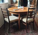 Prachtige vintage design stoelen zeldzaam ladderback teak, Antiek en Kunst, Ophalen