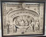 schilderijlijst met prent graflegging van Christus, Antiek en Kunst, Ophalen of Verzenden