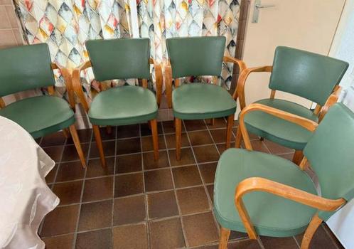 Vintage stoelen eetkamer stoelen, Huis en Inrichting, Stoelen, Zo goed als nieuw, Ophalen