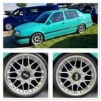 BBS Rs703 2delig 17inch 4x100 velgen met gepolijste rand, Ophalen, Gebruikt, Banden en Velgen, 17 inch