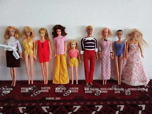 Grote Partij-Jaren 60/70/90 barbies- geen verzending, Verzamelen, Poppen, Gebruikt, Pop, Ophalen