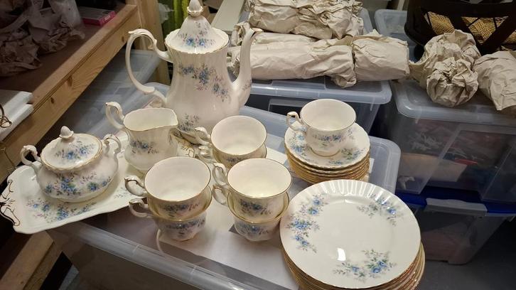 Authentieke Royal Albert Servies, Antiek en Kunst, Antiek | Servies los, Ophalen of Verzenden