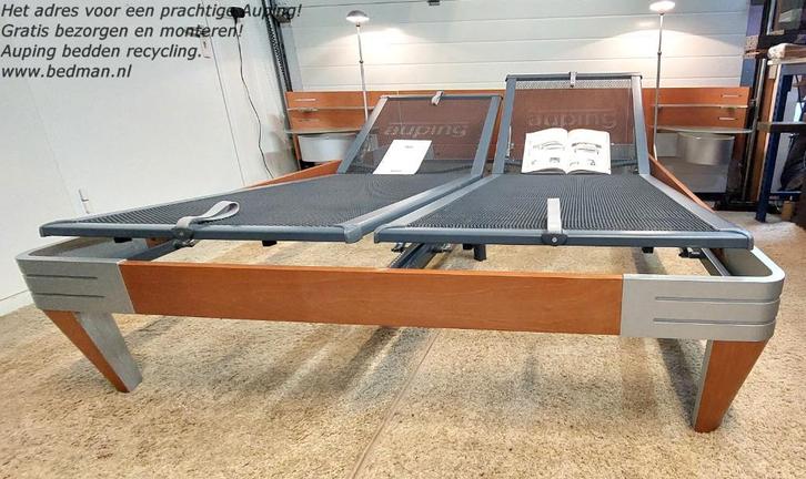 Prachtige Auping Next! 180x200cm. Gratis bez/ Monteren!, Huis en Inrichting, Slaapkamer | Bedden, Zo goed als nieuw, Tweepersoons
