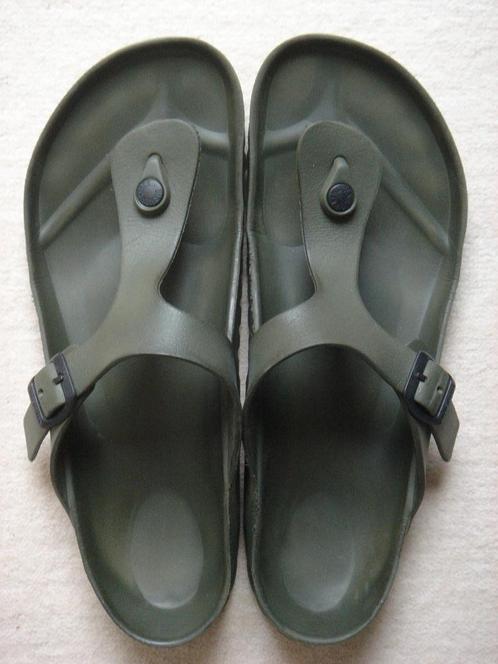 Originele Birkenstock GIZEH EVA Khaki maat 43/44, Kleding | Heren, Schoenen, Gedragen, Sandalen, Overige kleuren, Ophalen