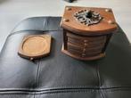Vintage onderzetters izgst 8 stuks, Ophalen of Verzenden, Zo goed als nieuw, Glas of Kopje