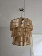 Mooie bamboe hanglamp, Ophalen of Verzenden, Zo goed als nieuw, Hout, 50 tot 75 cm