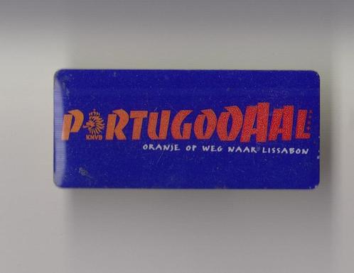 Voetbal KNVB Nederlands Elftal pin Portugal, Verzamelen, Speldjes, Pins en Buttons, Gebruikt, Speldje of Pin, Overige onderwerpen