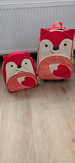 Skip Hop Koffer + Tas - Vos Design, Kinderen en Baby's, Kindermode-accessoires, Ophalen of Verzenden, Zo goed als nieuw, Skip Hop