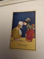 " TWO. LIPS"   boertje en boerinnetje, Verzamelen, Ophalen of Verzenden, Voor 1920, Sterren en Beroemdheden