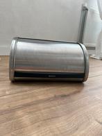 Brabantia broodtrommel medium matt steel, Huis en Inrichting, Ophalen of Verzenden, Gebruikt