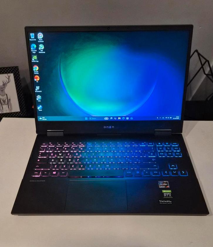 HP Omen 15 RTX 3060, Computers en Software, Windows Laptops, Zo goed als nieuw, 15 inch, SSD, 4 Ghz of meer, Ophalen of Verzenden