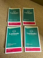 Lawbooks rechtsgeleerdheid erasmus, Ophalen of Verzenden, WO