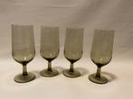 Set van 4 Luminarc Rookglas Smoke Bierglazen op voet - Set 1, Ophalen, Gebruikt, Bierglas