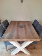 Eettafel Lynn leenbakker, Huis en Inrichting, Tafels | Eettafels, Ophalen, Zo goed als nieuw, Vijf personen of meer, Rechthoekig