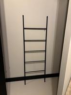 Deco ladder zwart metaal handdoekenrek badkamer 175 hoog x58, Ophalen, Nieuw