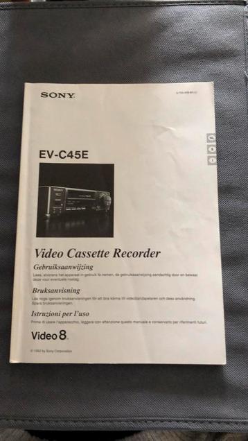 Video cassette recorder EV-C45E handleiding