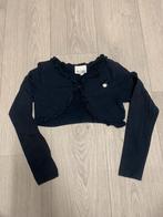Donker blauwe bolero 110, Ophalen of Verzenden, Zo goed als nieuw, Meisje, Trui of Vest
