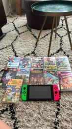 Nintento Switch met diverse spellen, Spelcomputers en Games, Spelcomputers | Overige, Ophalen of Verzenden, Zo goed als nieuw